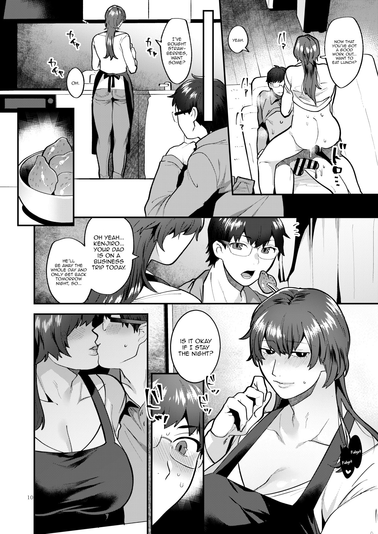 Hentai Manga Comic-Today Again With Step Mother (Male)-Read-10